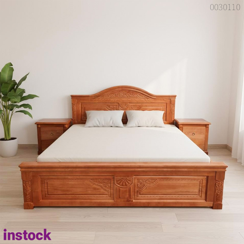 Giường ngủ gỗ sồi Koler