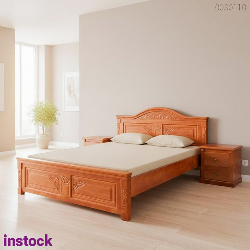 Giường ngủ gỗ sồi Koler