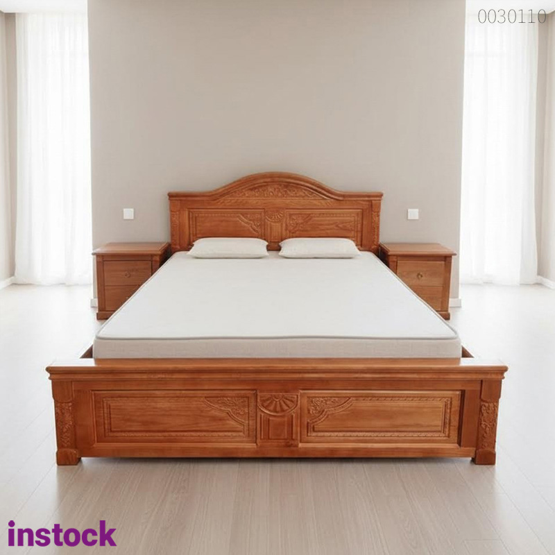 Giường ngủ gỗ sồi Koler