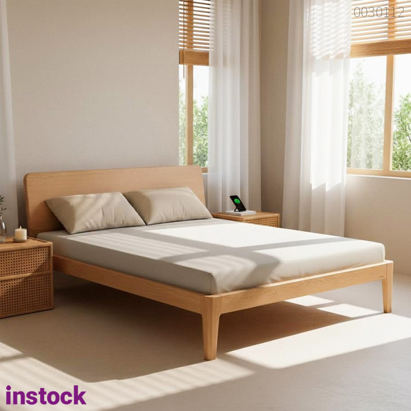 Giường ngủ gỗ sồi Maxwell