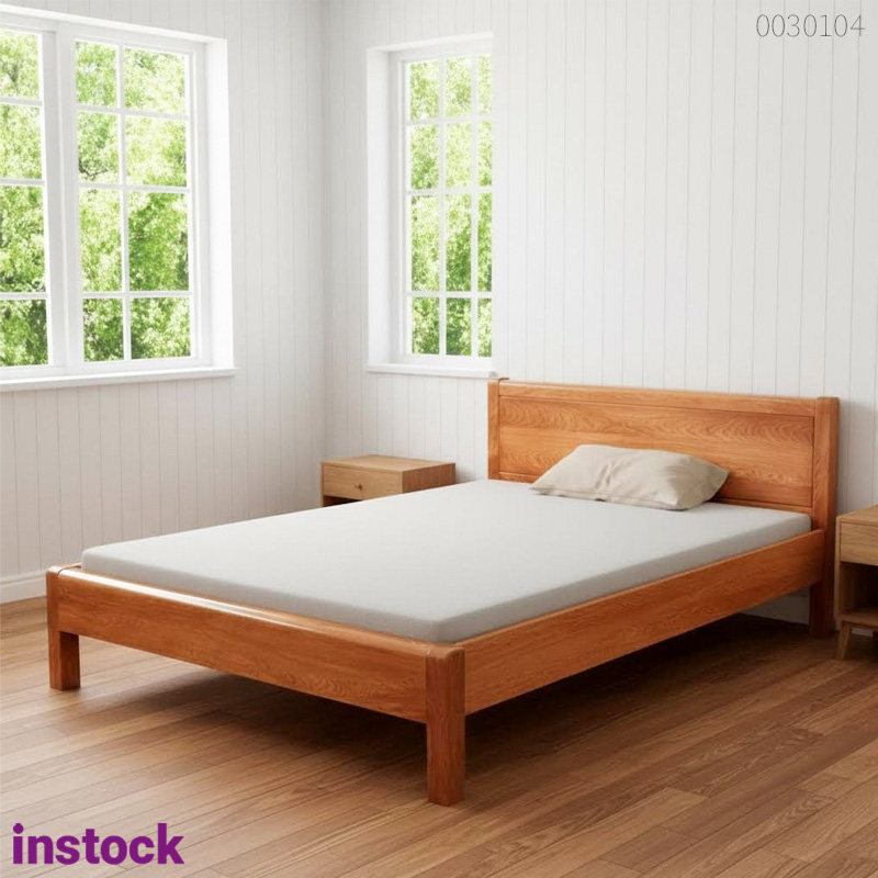 Giường ngủ gỗ sồi Over