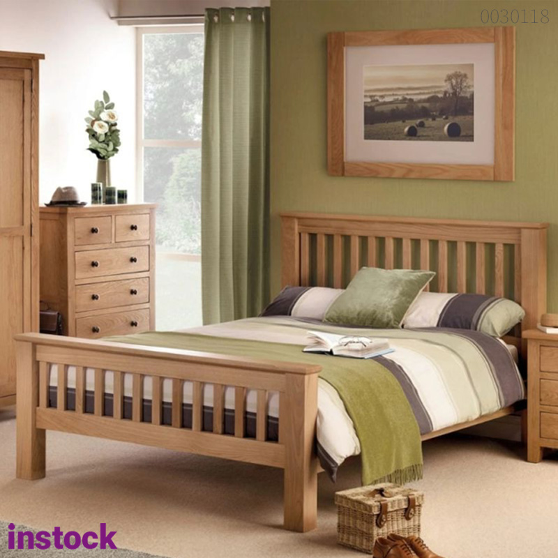 Giường ngủ gỗ sồi Sala