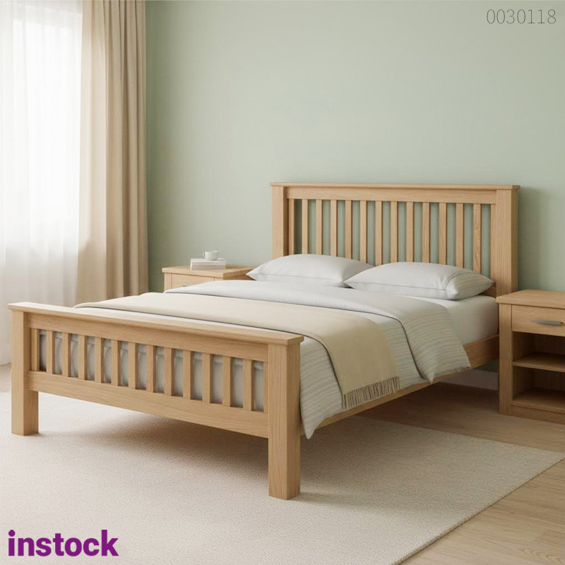 Giường ngủ gỗ sồi Sala