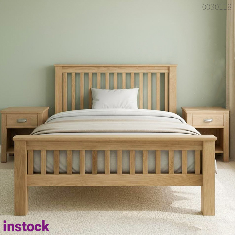 Giường ngủ gỗ sồi Sala