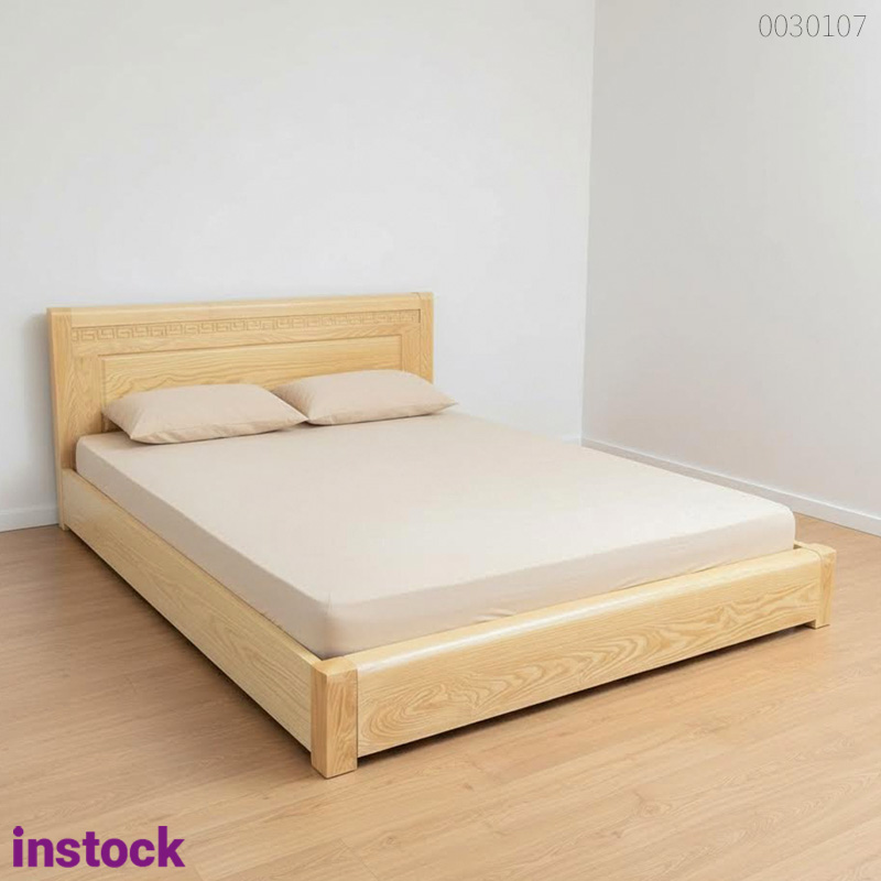 Giường ngủ gỗ sồi Teddy