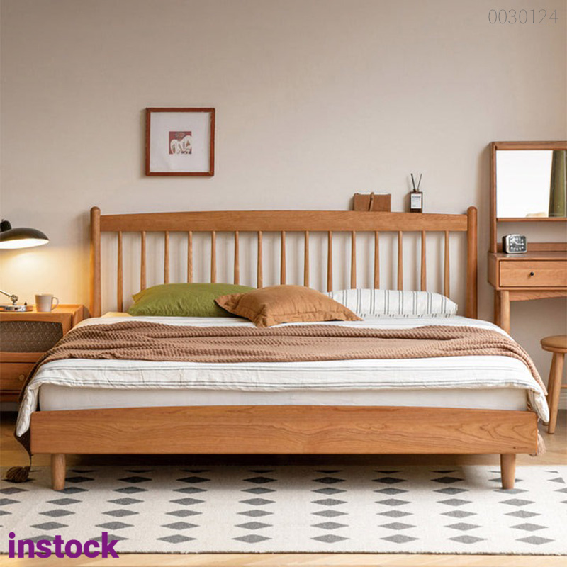 Giường ngủ gỗ sồi Zola