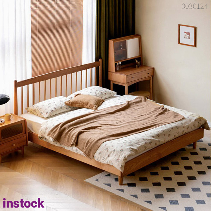 Giường ngủ gỗ sồi Zola