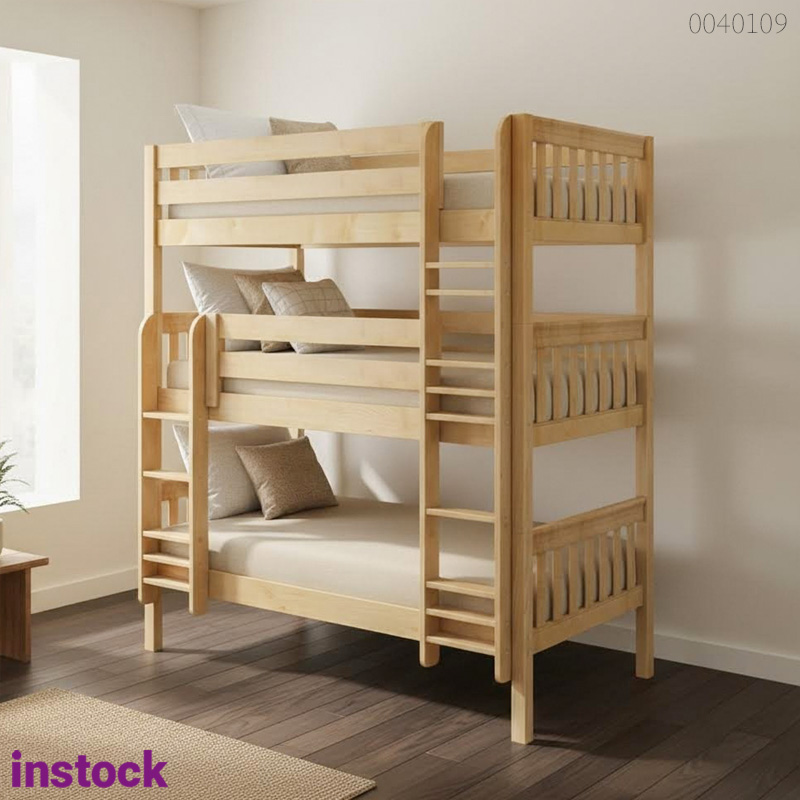 Giường tầng gỗ thông Levi