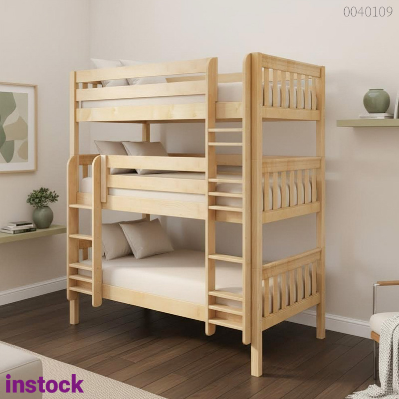 Giường tầng gỗ thông Levi