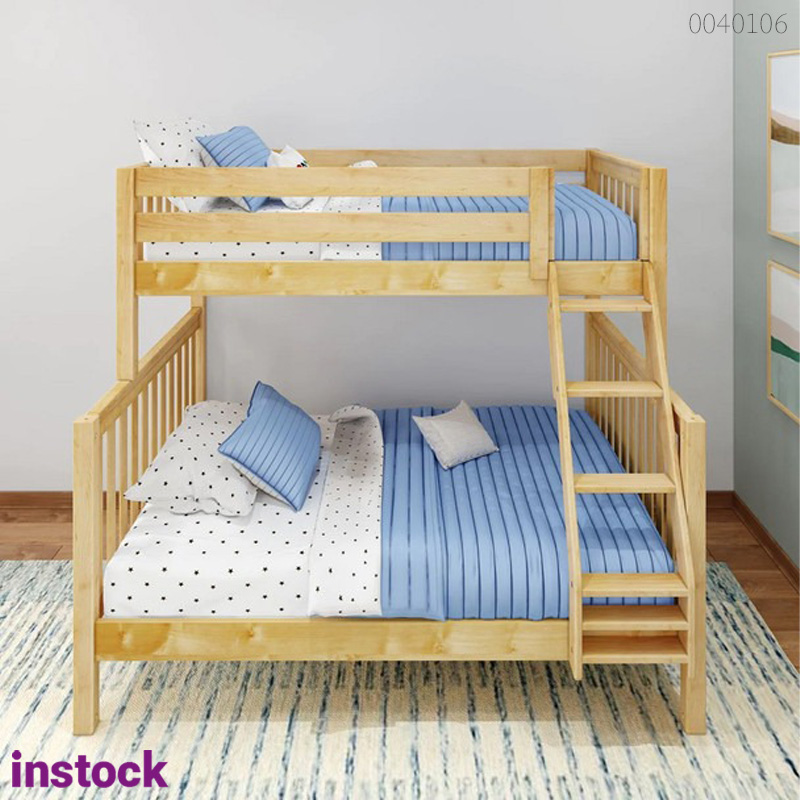 Giường tầng gỗ thông Nateo