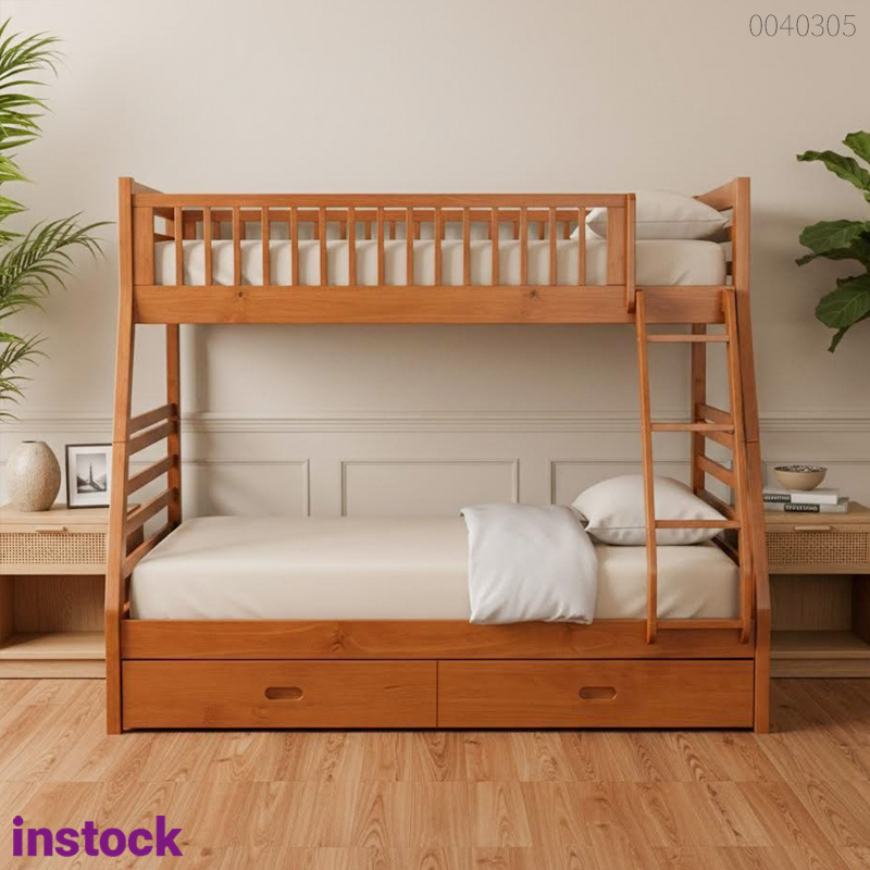 Giường tầng gỗ tràm Sapo