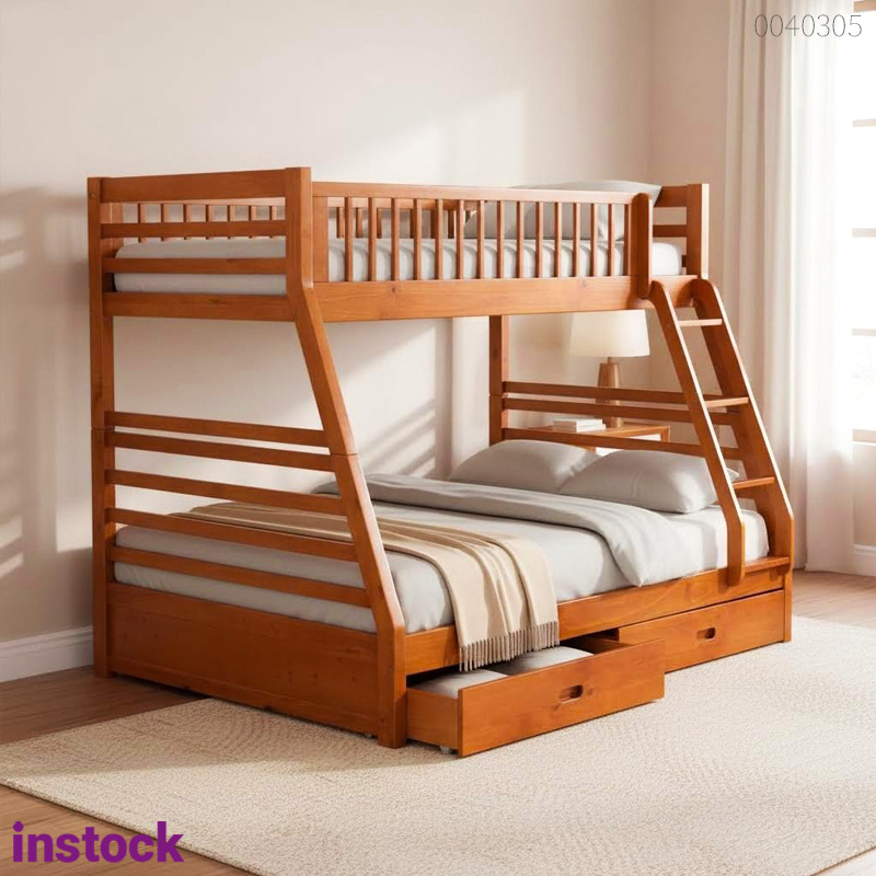 Giường tầng gỗ tràm Sapo