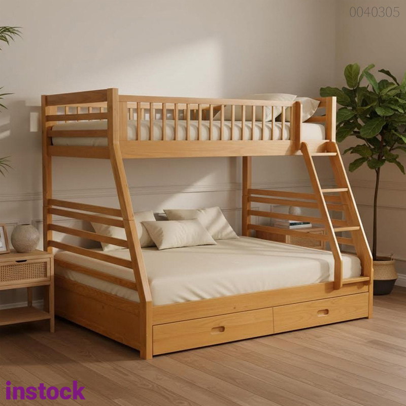 Giường tầng gỗ tràm Sapo