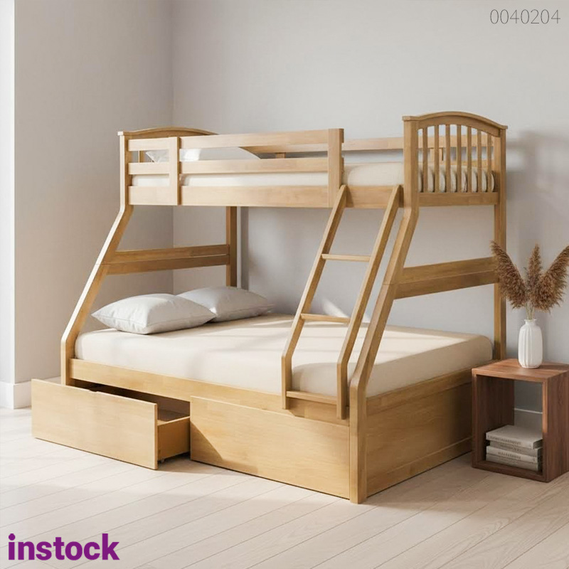 Giường tầng gỗ sồi Novilla