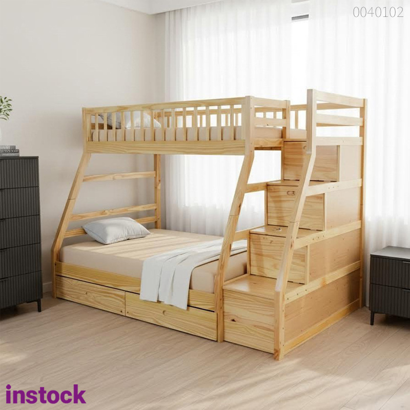 Giường tầng gỗ thông Fina