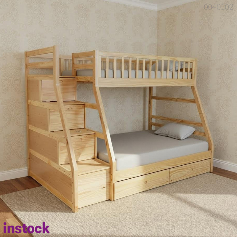 Giường tầng gỗ thông Fina