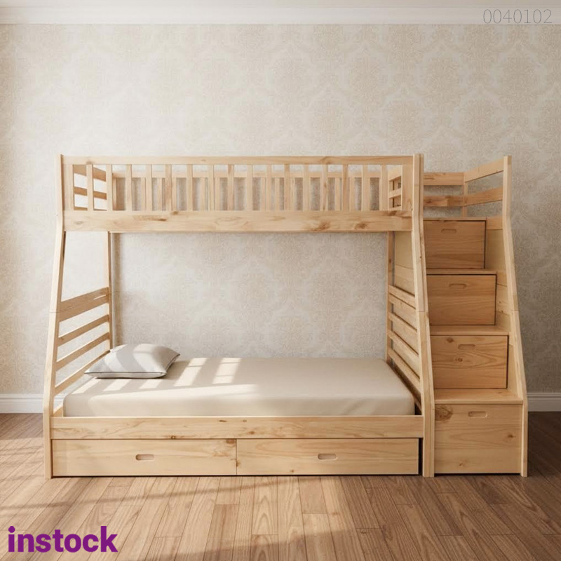 Giường tầng gỗ thông Fina