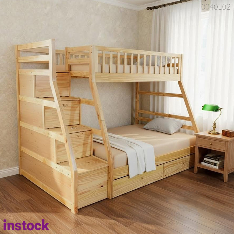 Giường tầng gỗ thông Fina