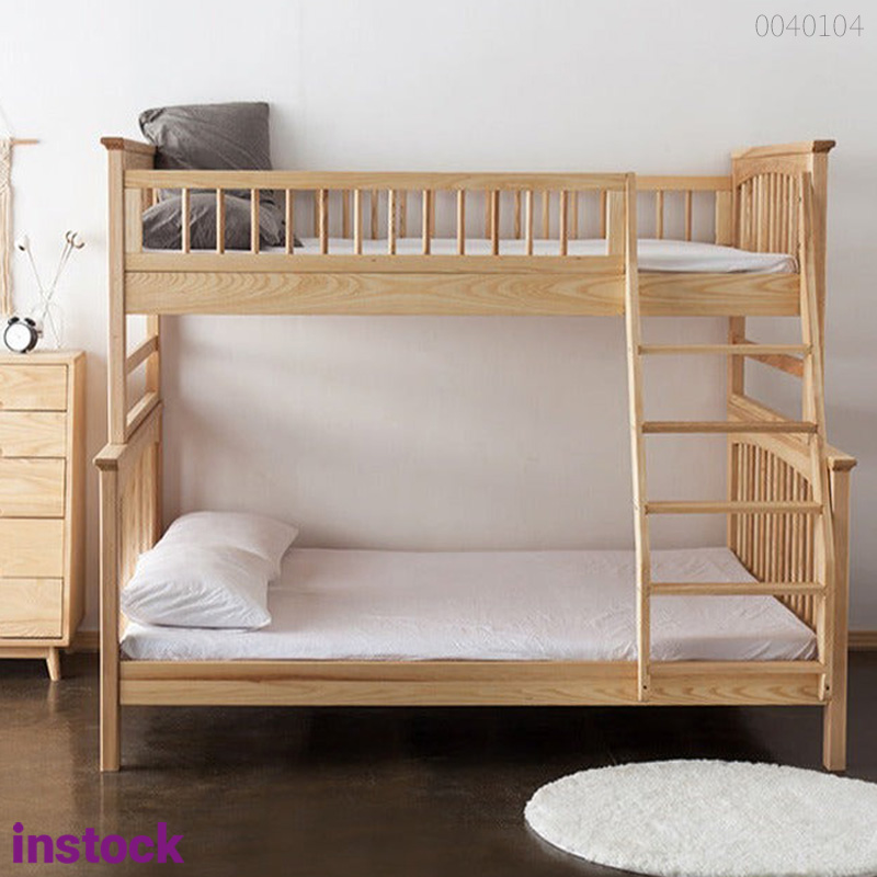 Giường tầng gỗ thông Leo