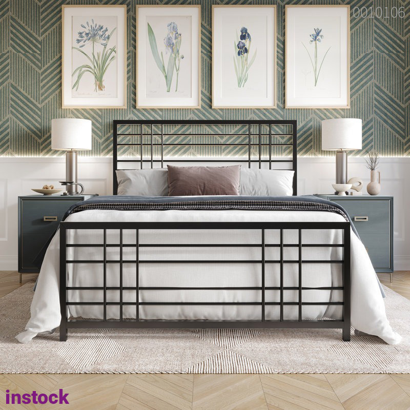 Giường sắt hộp Boni