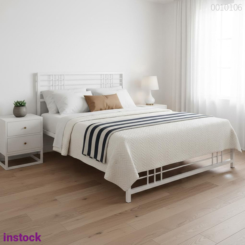 Giường sắt hộp Boni