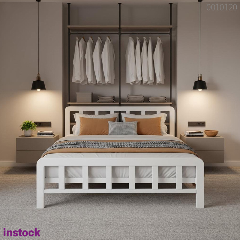 Giường sắt hộp Gari