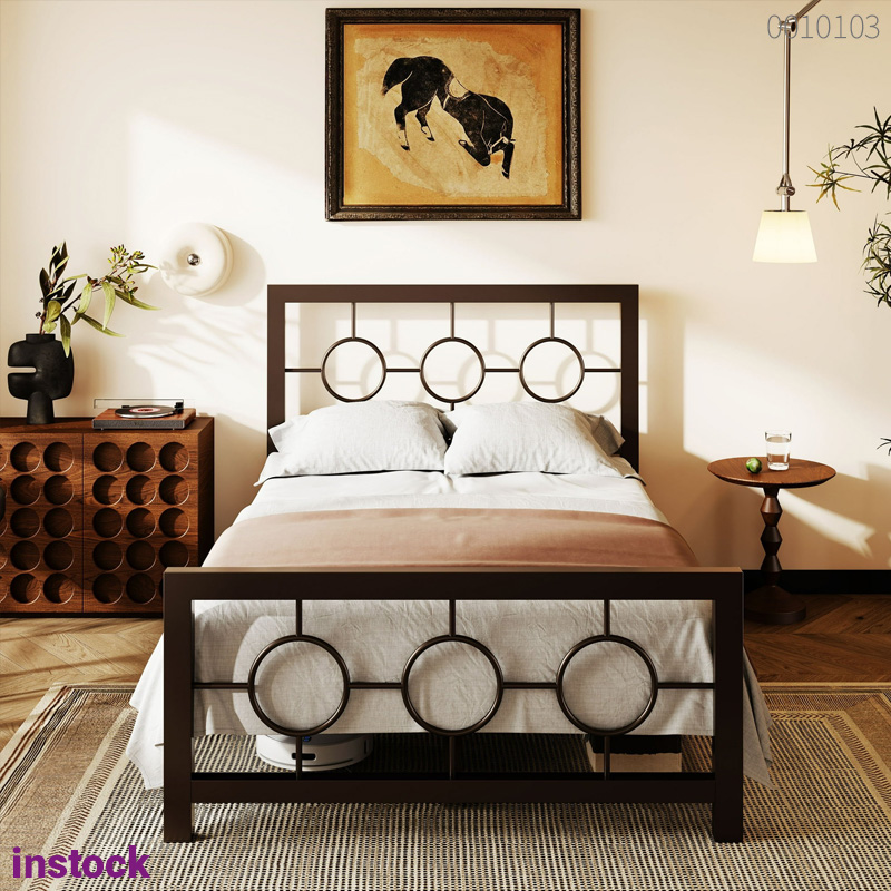 Giường sắt hộp Happy