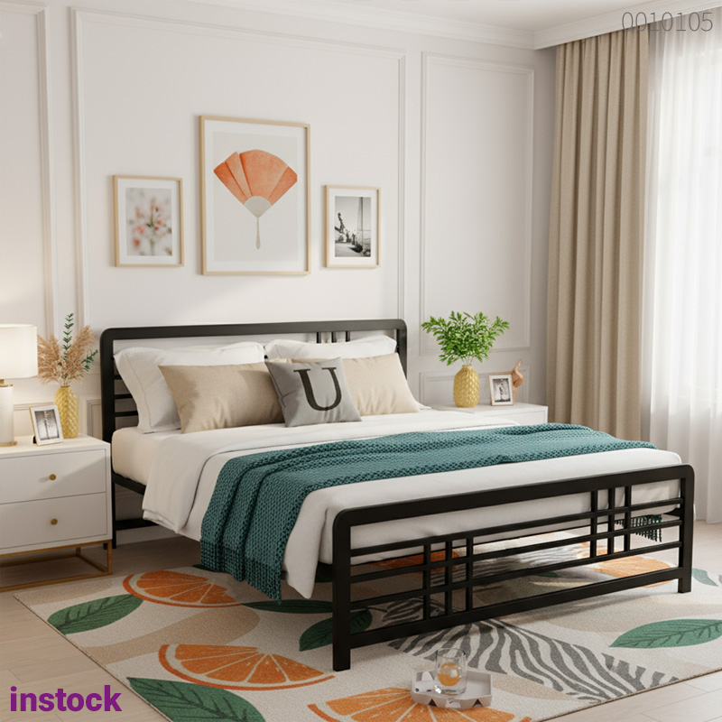 Giường sắt hộp Juno