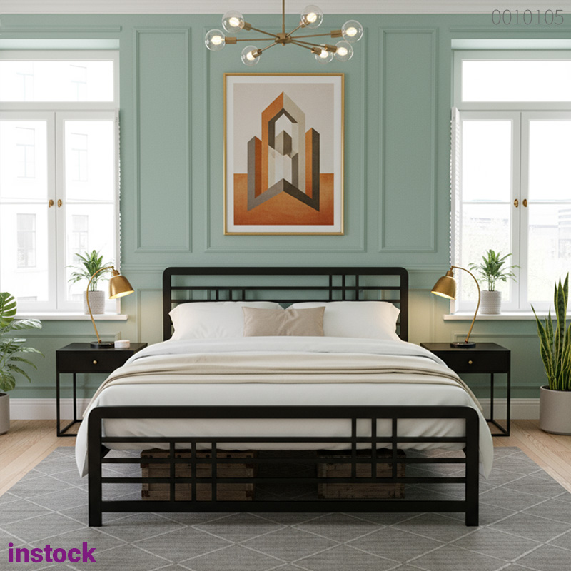 Giường sắt hộp Juno