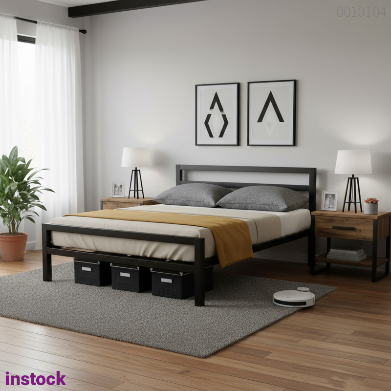 Giường sắt hộp Milano