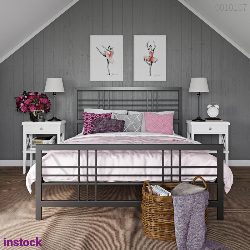 Giường sắt hộp Olivia