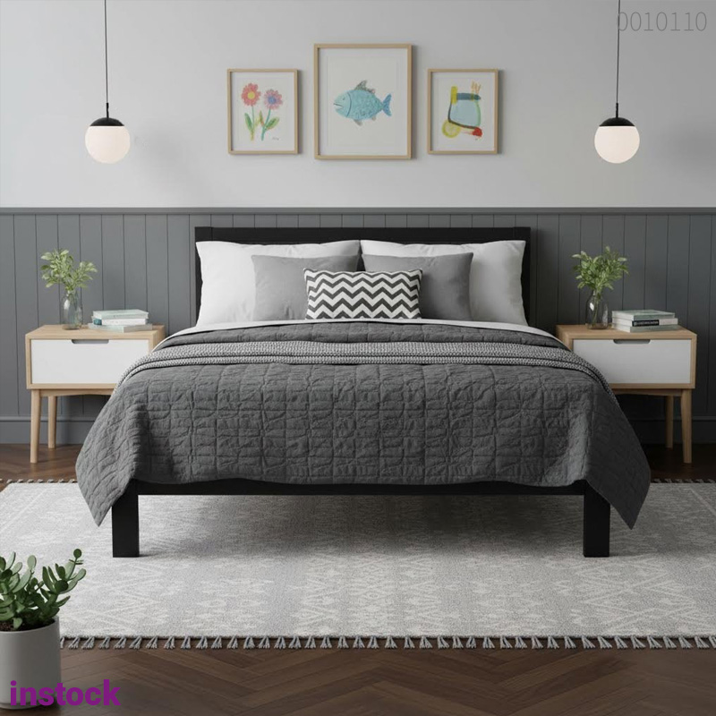 Giường sắt hộp Simple