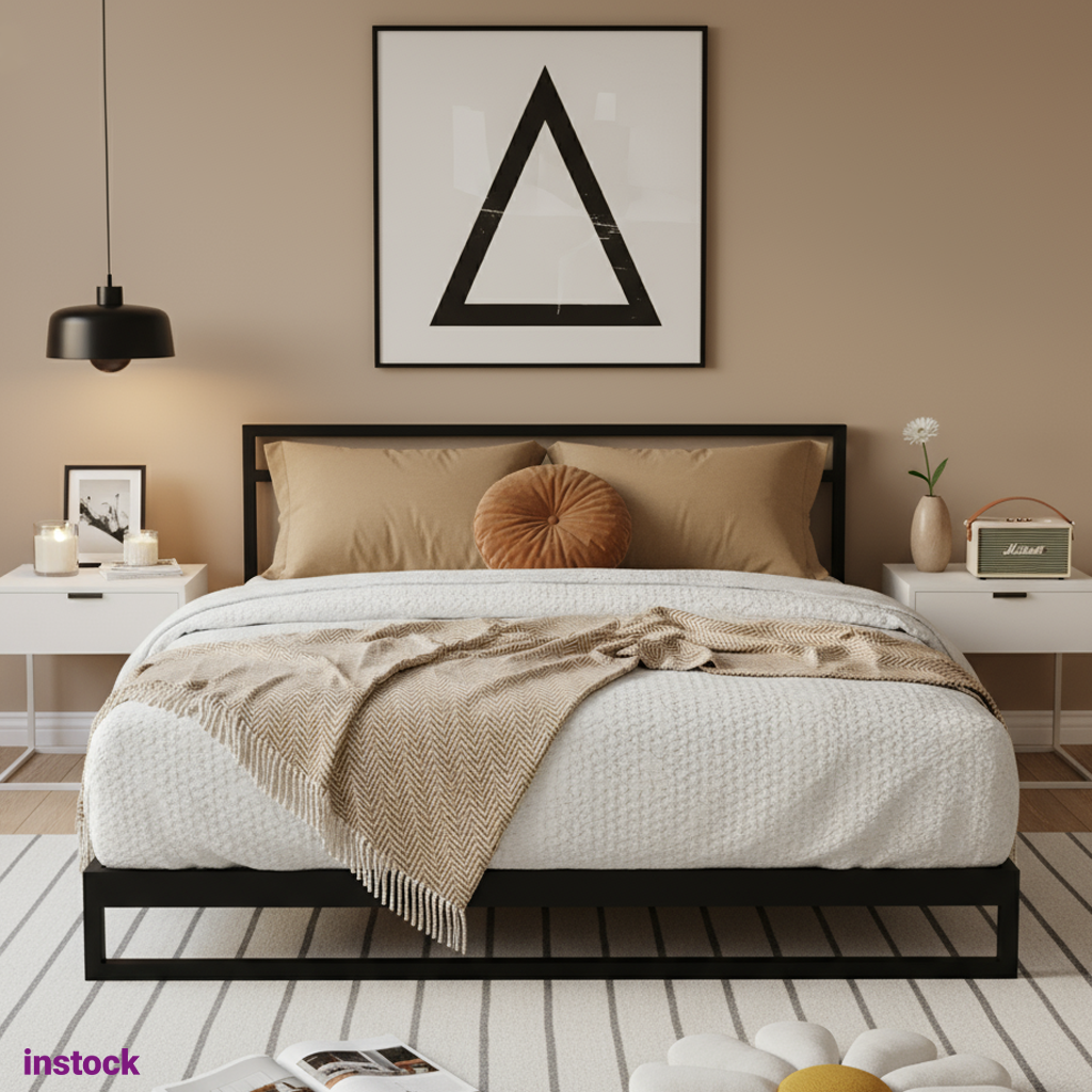 Giường sắt hộp Soren