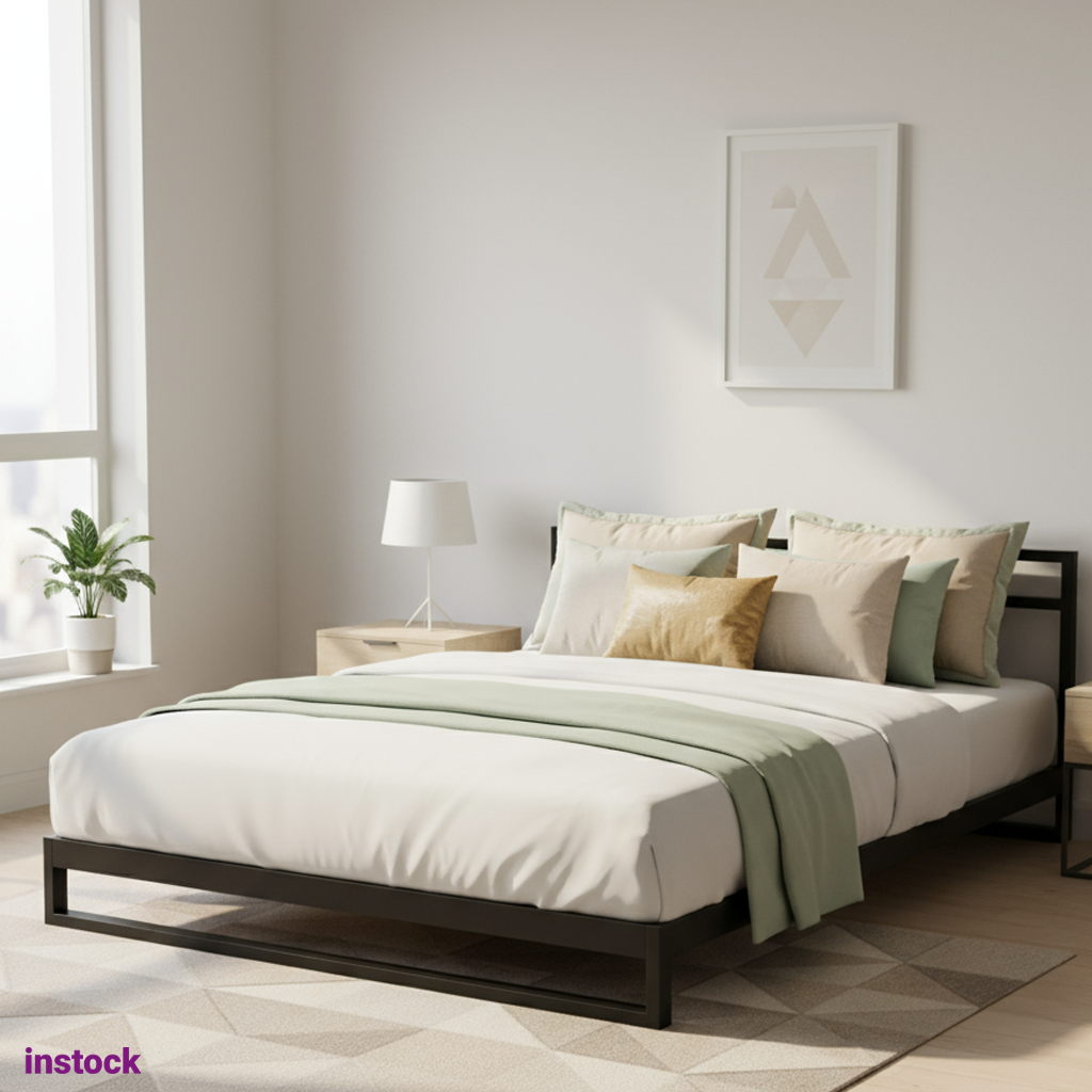 Giường sắt hộp Soren