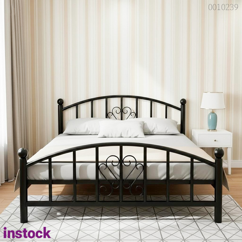 Giường sắt tròn Camilla