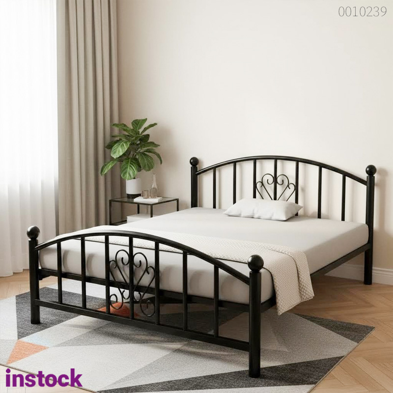 Giường sắt tròn Camilla