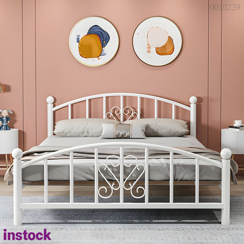 Giường sắt tròn Camilla