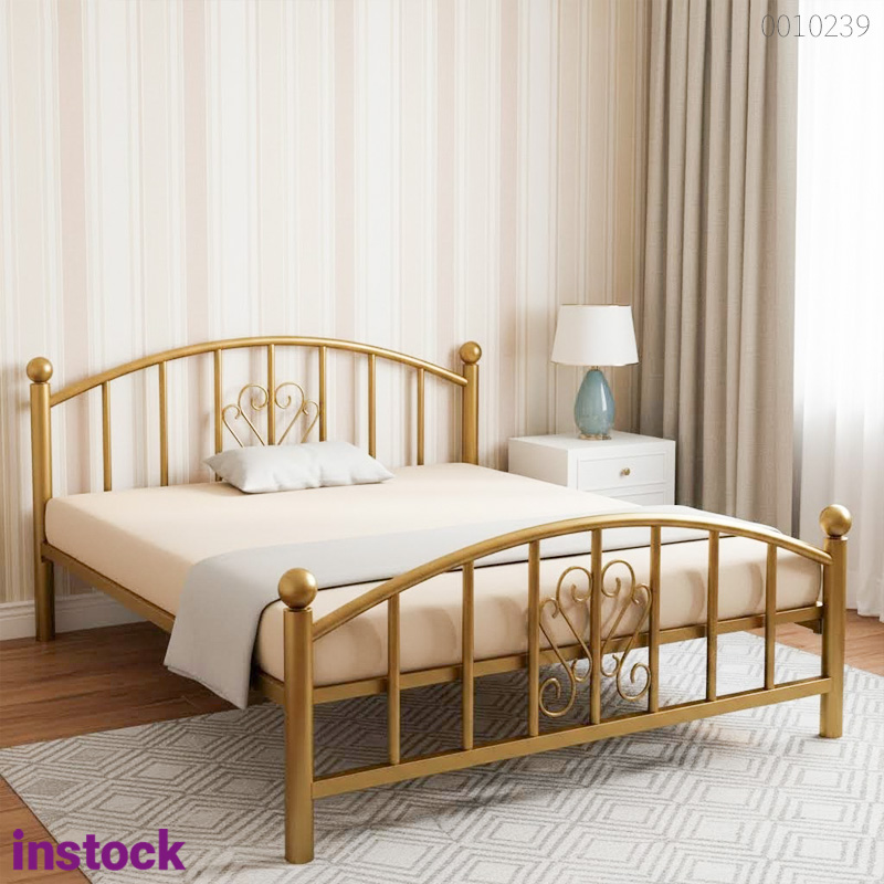 Giường sắt tròn Camilla