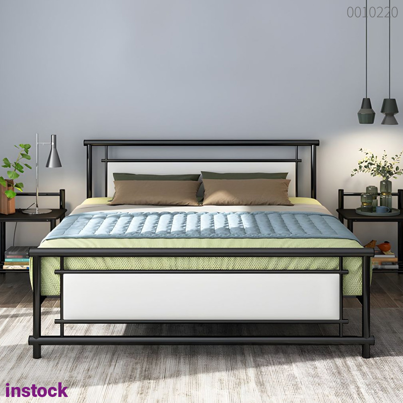 Giường sắt tròn Gina