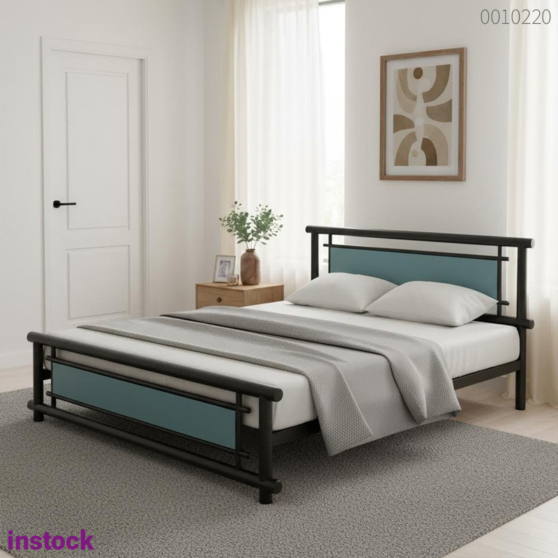 Giường sắt tròn Gina