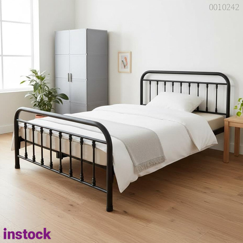 Giường sắt tròn Halen