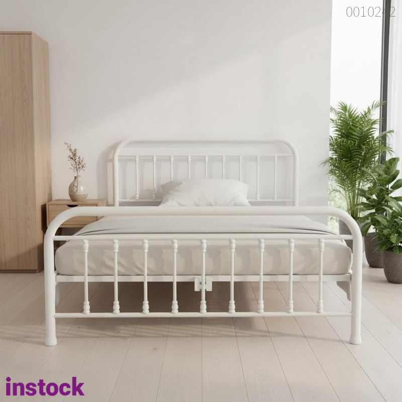 Giường sắt tròn Halen