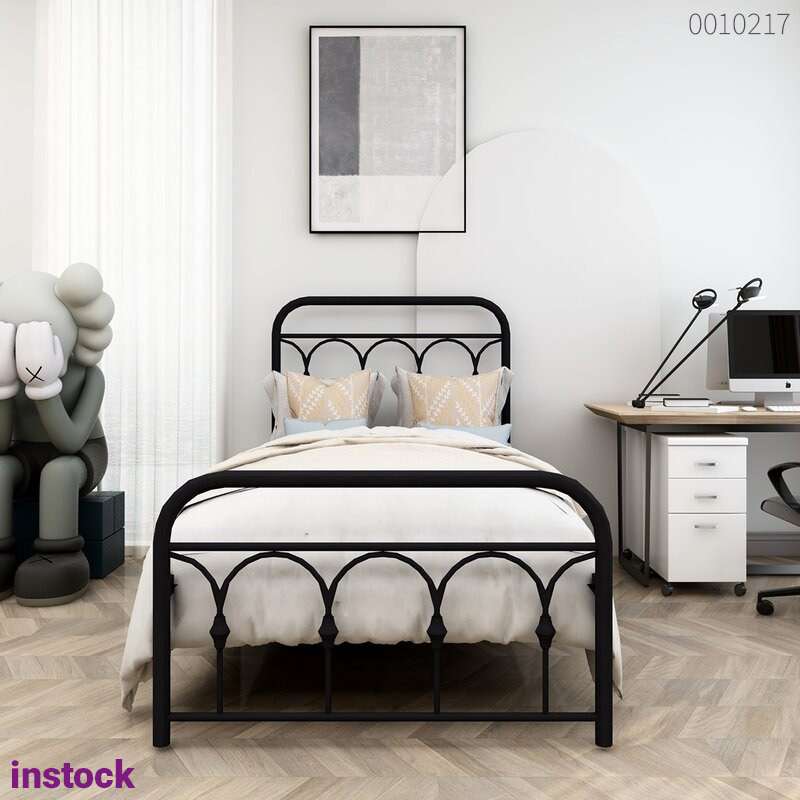 Giường sắt tròn Katana