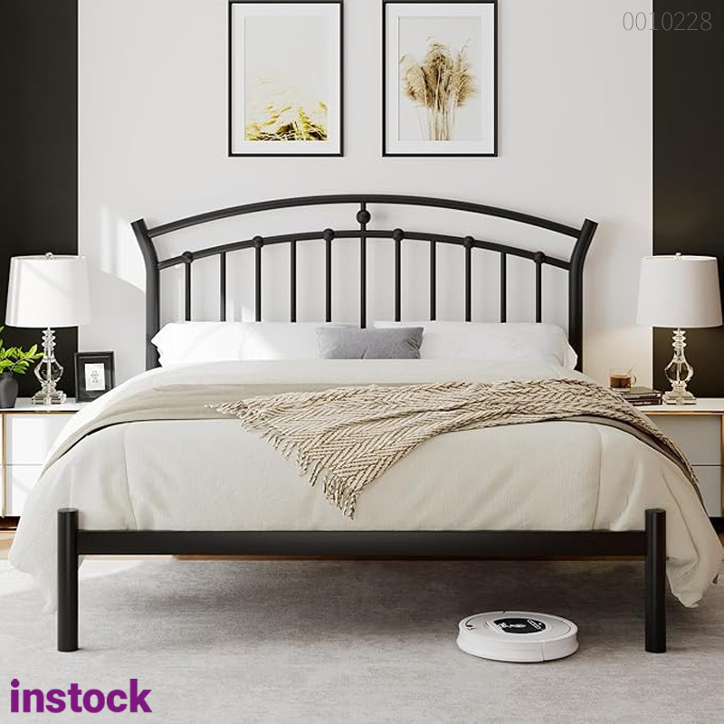 Giường sắt tròn Melo