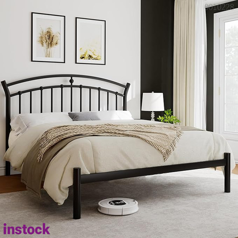 Giường sắt tròn Melo