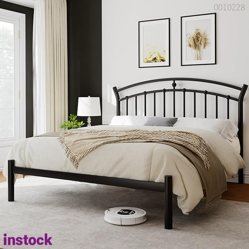 Giường sắt tròn Melo