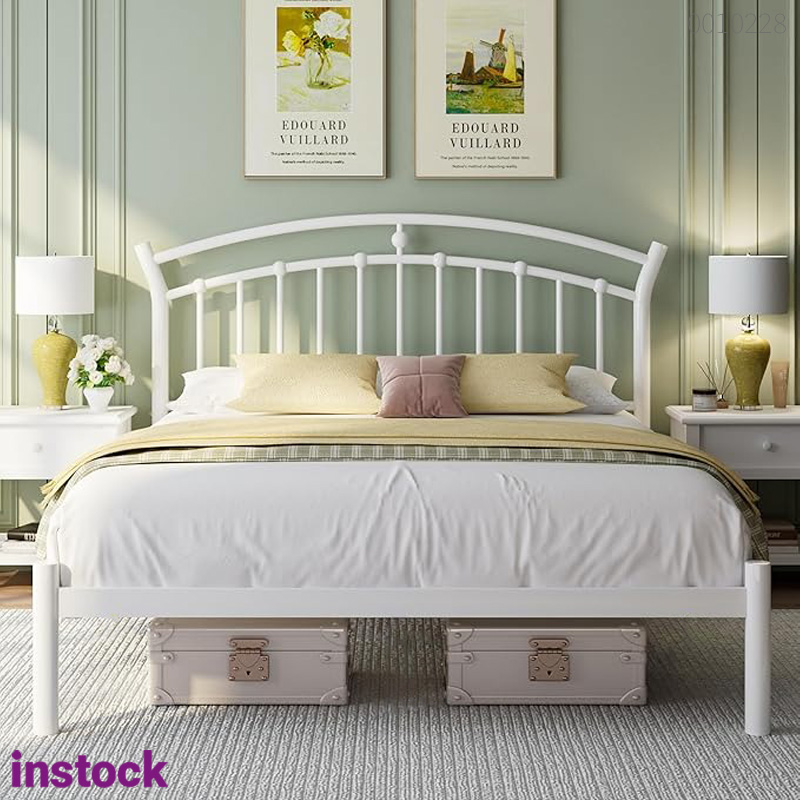 Giường sắt tròn Melo