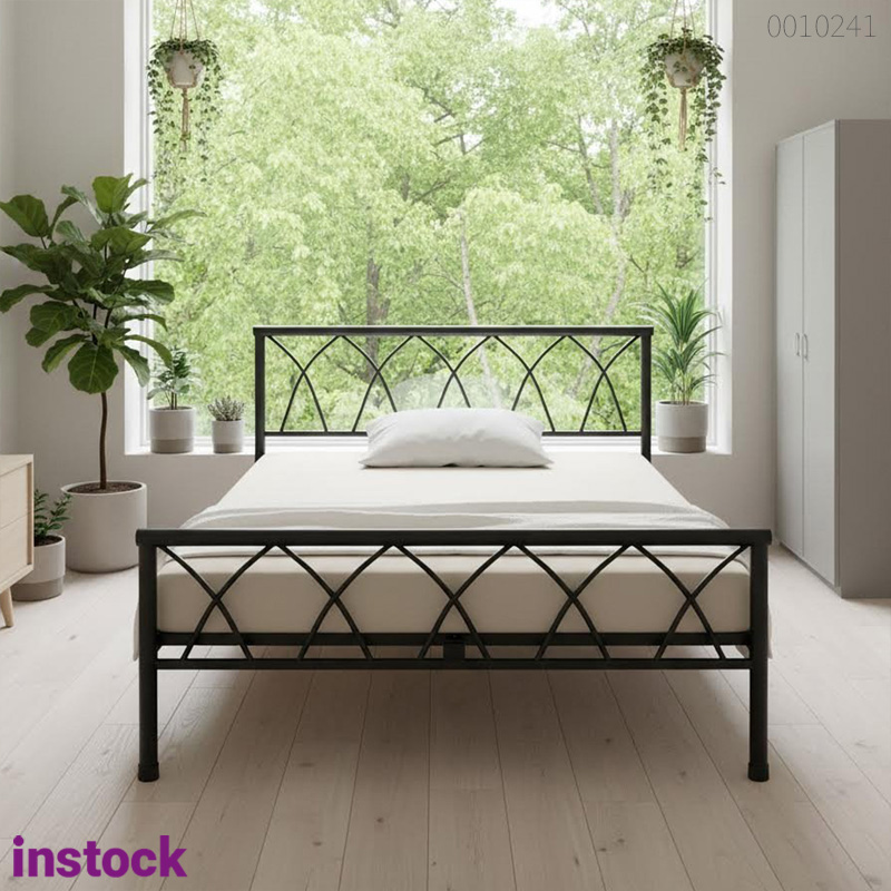 Giường sắt tròn Ruby