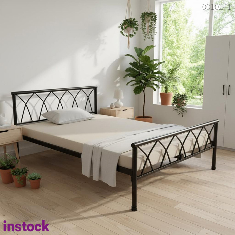 Giường sắt tròn Ruby