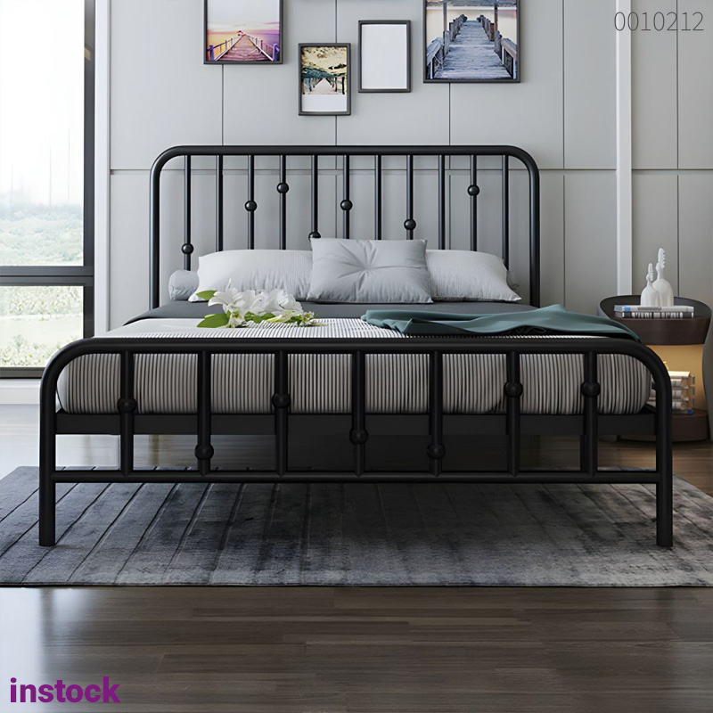 Giường sắt tròn Simon